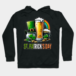 St Patricks Day, Luck O The Brew Hoodie